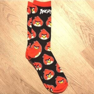 3 For $10🆕Men's Angry Birds Socks Sz 9-12 Unisex